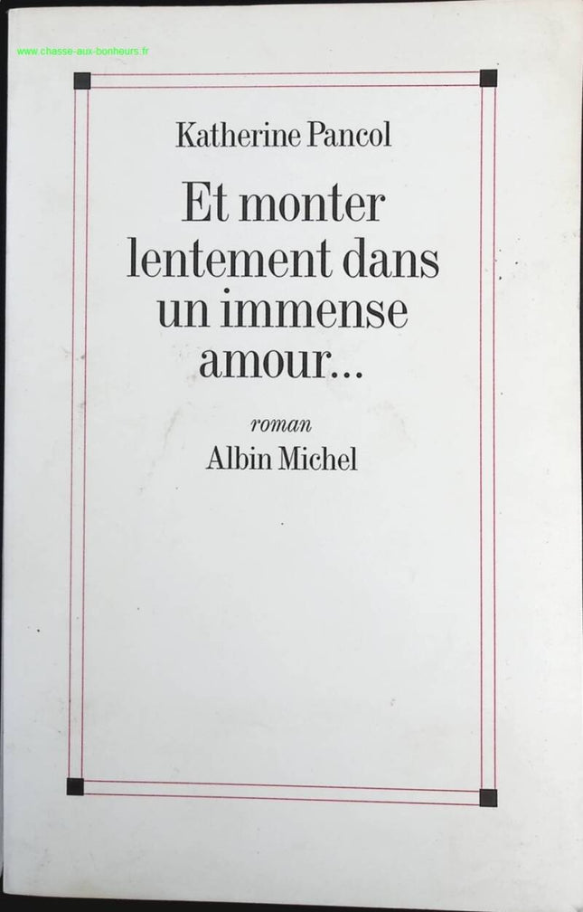 Und langsam in eine immense Liebe aufsteigen - Katherine Pancol - Buch