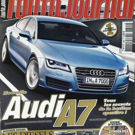 Audi A7 - L'auto journal - Nr. 809 - 2010 - Zeitschriftenbericht - Auto