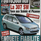 Peugeot 307 SW - L'auto journal - n° 587 - 2002 - revue magazine - voiture