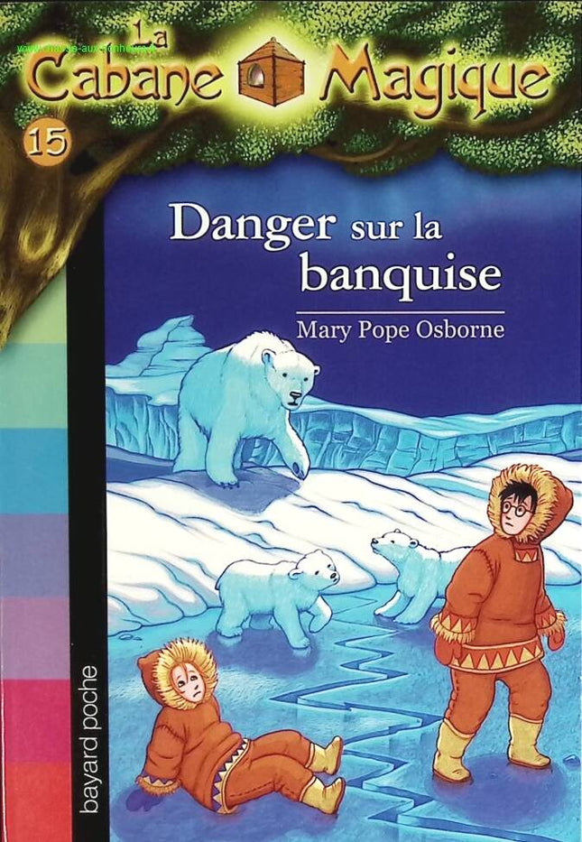 Roman jeunesse aventure fantastique La Cabane Magique Tome 15 Danger sur la banquise Mary Pope Osborne - livre