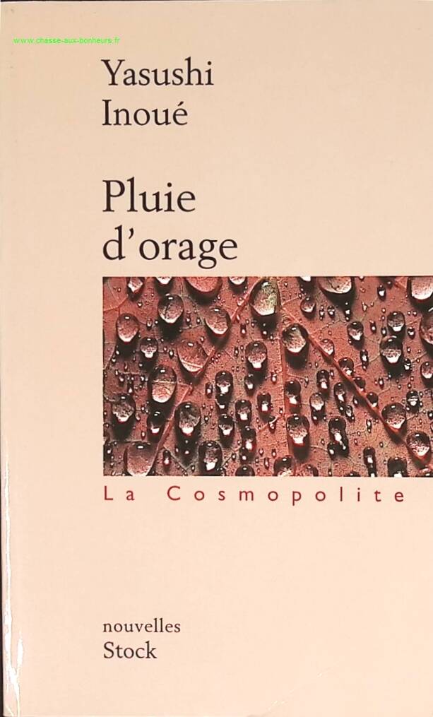 Pluie d'orage - Yasushi Inoué - livre
