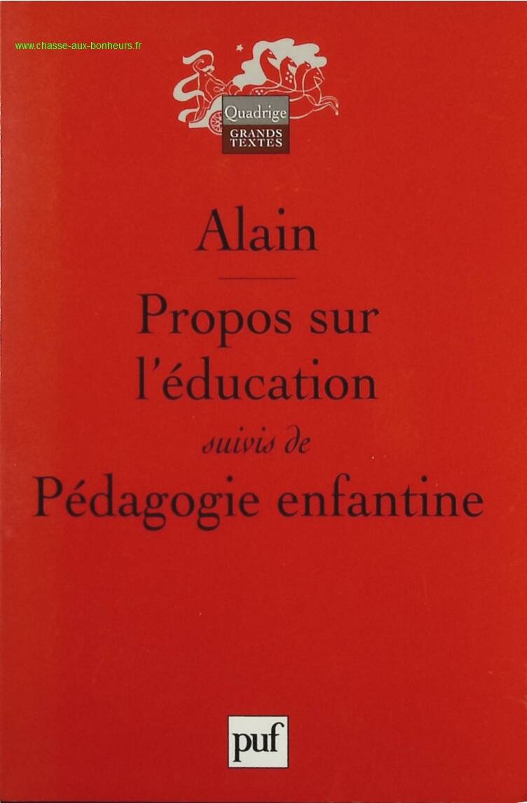 Remarks on education followed by Children's pedagogy - Alain - Book