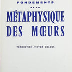 Foundations of the Metaphysics of Morals - E. Kant - Book