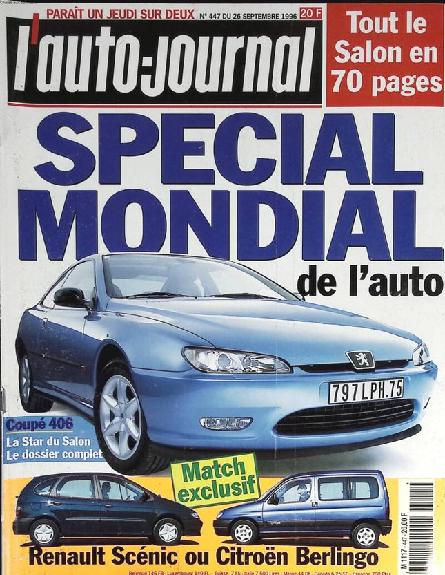 World Car Special - L'auto journal - No. 447 - 1996 - magazine review - car