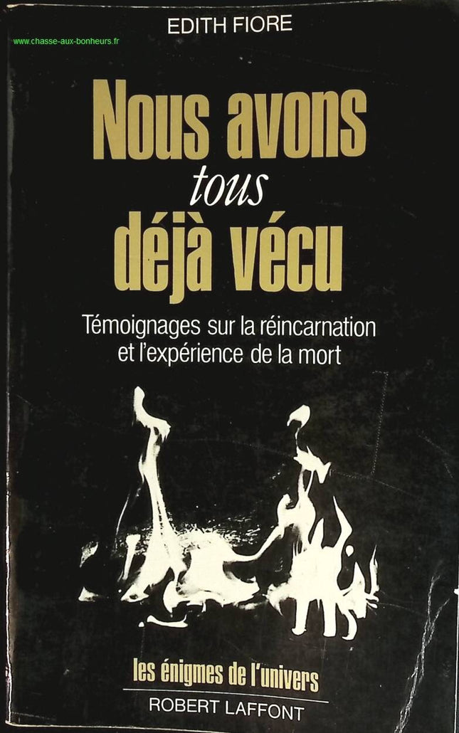 Nous avons tous déjà vécu - Témoignages sur la réincarnation et l'expérience de la mort - Edith Fiore - livre