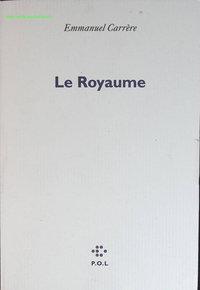 The Kingdom - Emmanuel Carrère - book