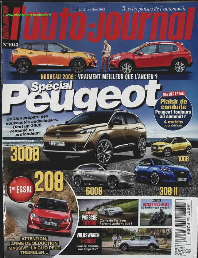 Spécial Peugeot - L'auto journal - n° 1043 - 2019 - revue magazine - voiture