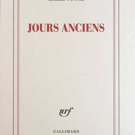Ancient Days - Michel Winock - Buch