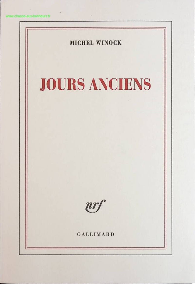 Ancient Days - Michel Winock - Buch