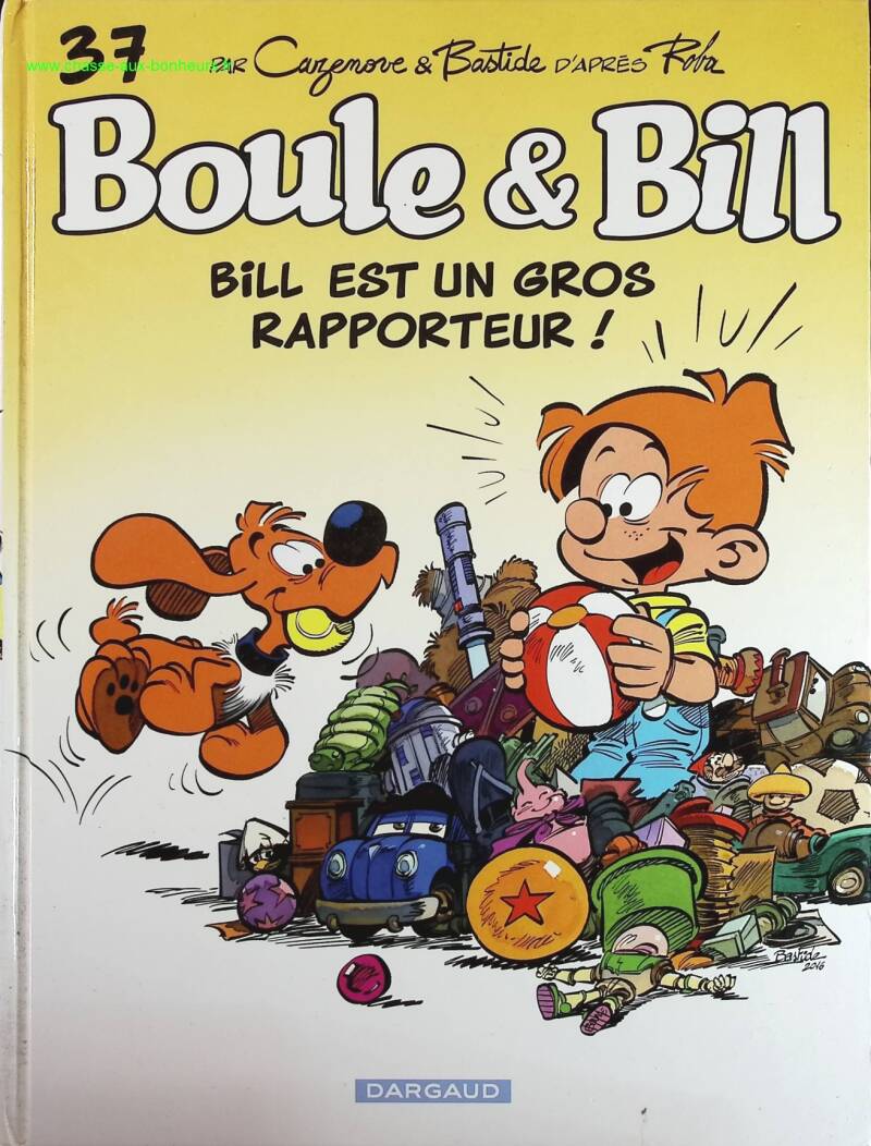 Bill est un gros rapporteur Boule et Bill tome 37 - Jean Roba - Livre BD