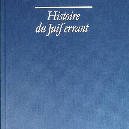 Histoire du juif errant - Jean D'ormesson - 1990 - livre