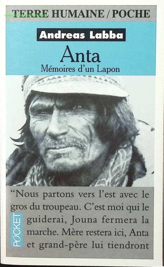 Anta - Memoirs of a Lapp - Andreas Labba - book