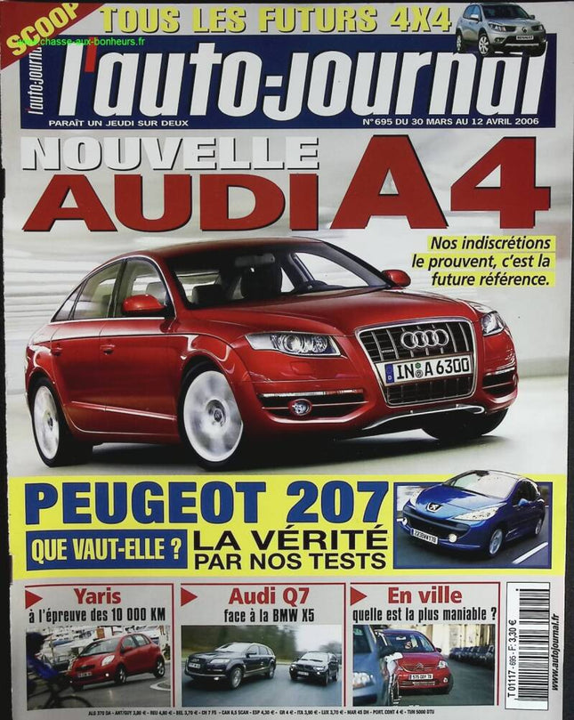 Audi A4 News - L'auto journal - No. 695 - 2006 - magazine review - car