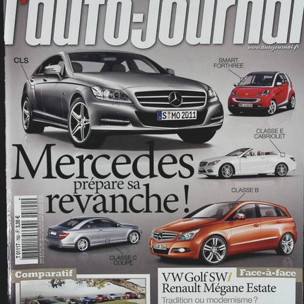Mercedes prepares its revenge - L'auto journal - n° 790 - 2009 - magazine review - car