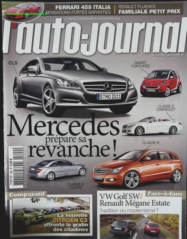 Mercedes bereitet seine Rache vor - L'auto journal - Nr. 790 - 2009 - Zeitschriftenbericht - Auto