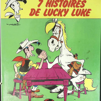 Lucky Luke, tome 15 - 7 histoires de Lucky Luke - Morris René Goscinny - livre BD