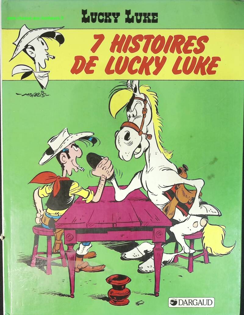 Lucky Luke, tome 15 - 7 histoires de Lucky Luke - Morris René Goscinny - livre BD