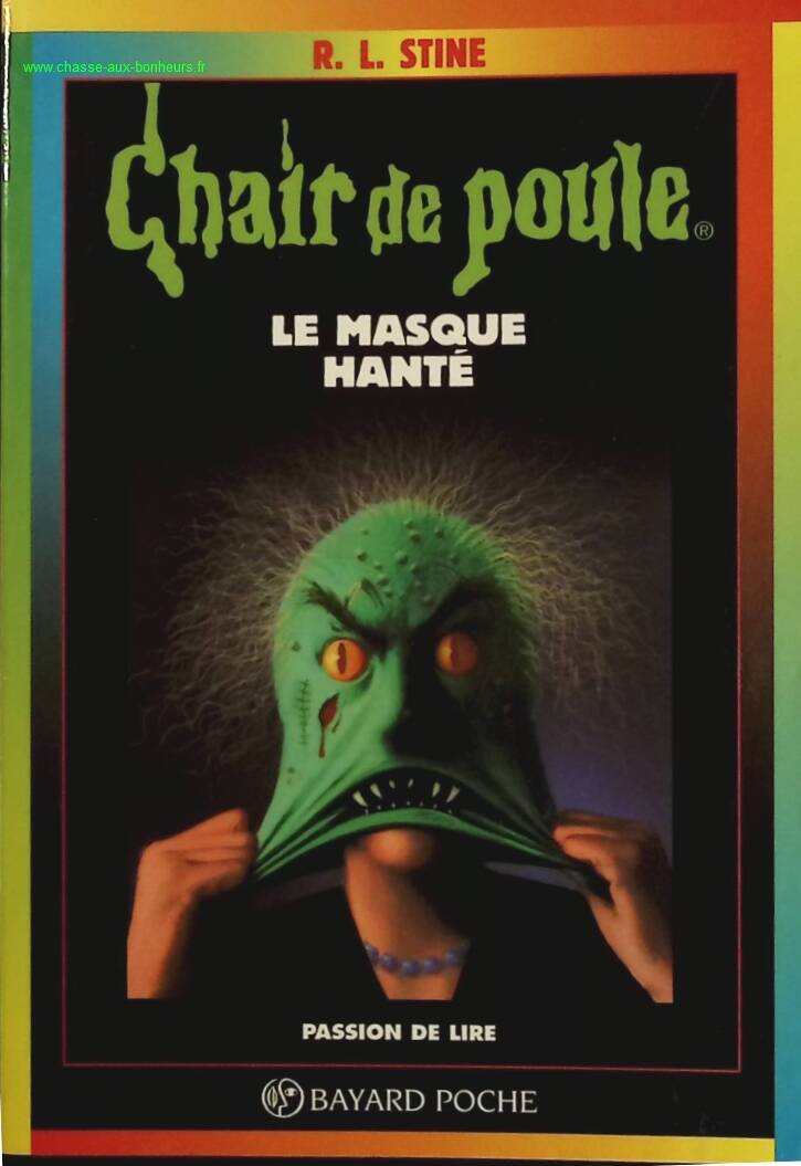 Chair De Poule - Tome 11 - Le Masque Hanté - R.L Stine - livre