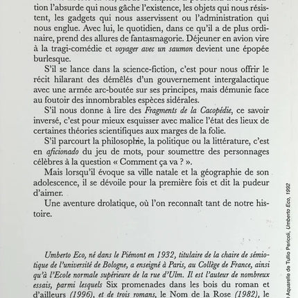 Wie man mit einem Lachs reist - Umberto Eco - Buch
