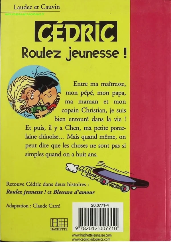 Cédric - Tome 4 bibliothèque rose - Laudec, Cauvin - livre