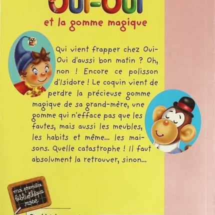 Oui-Oui et la gomme magique bibliothèque rose - Enid Blyton - livre
