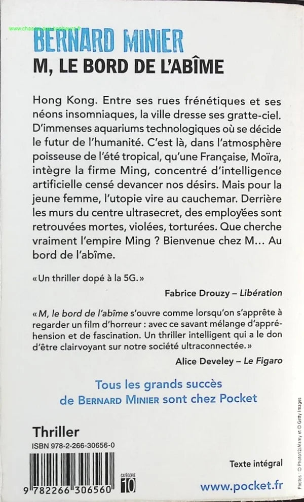 M, the edge of the abyss - Bernard Minier - Book