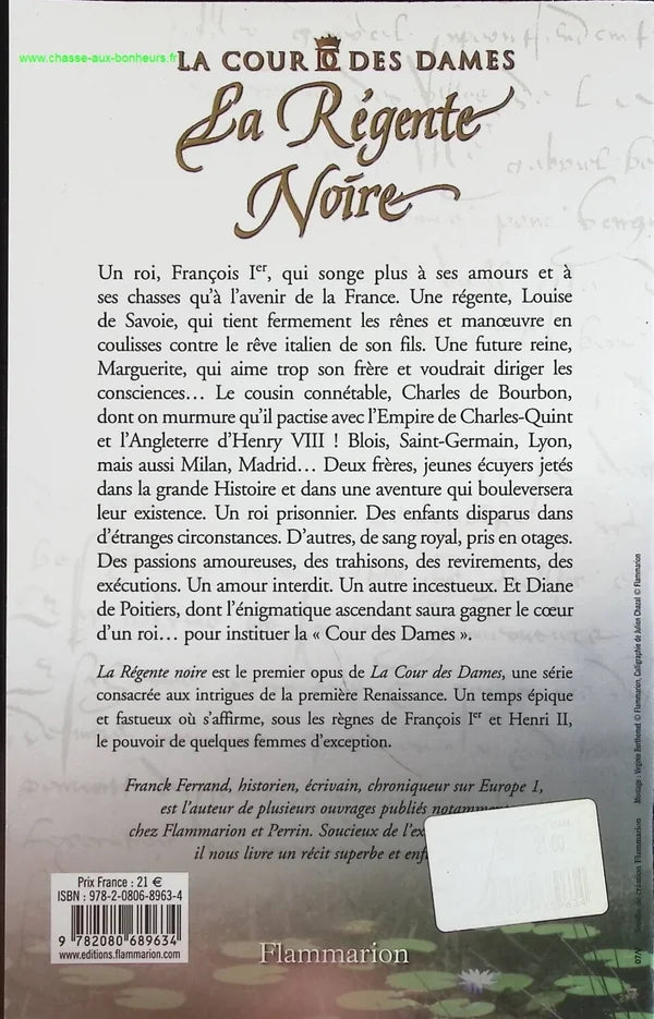 The Court of Ladies - Volume 1 - The Black Regent - Franck Ferrand - book