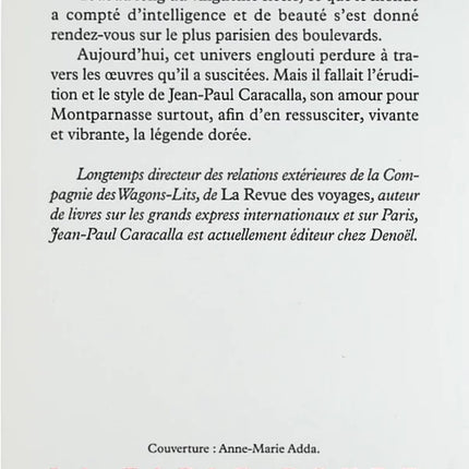 Montparnasse - The Golden Age - Jean-Paul Caracalla - book