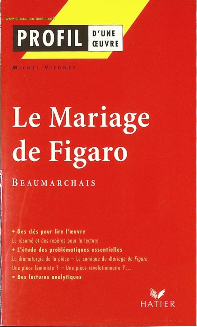 The Marriage of Figaro by Beaumarchais - Michel Viegnes - book