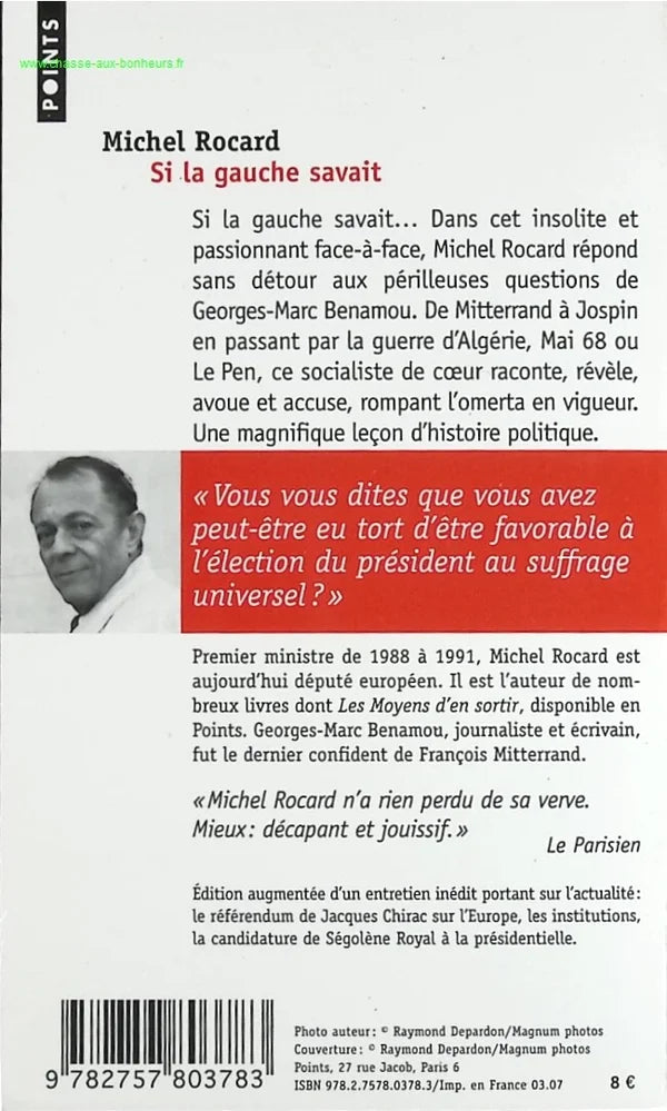 If the Left Knew. Interviews with Georges-Marc Benamou - Michel Rocard - book