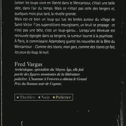 L'Homme à l'envers - Fred Vargas - livre