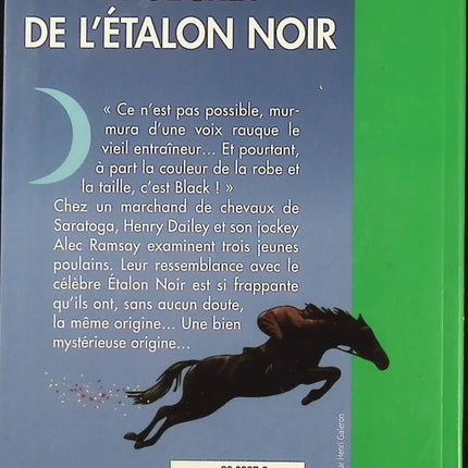 L'etalon Noir - Le Secret De L'etalon Noir - Bibliothèque verte - Livre