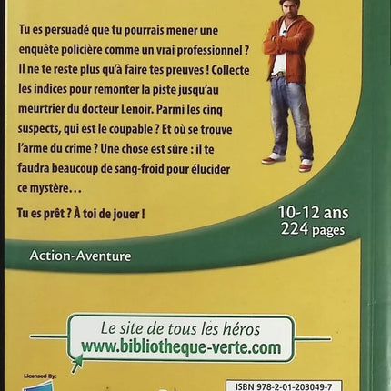 Cluedo Tailor-Made Adventures 01 - Mr. Mustard - Green Library - Book