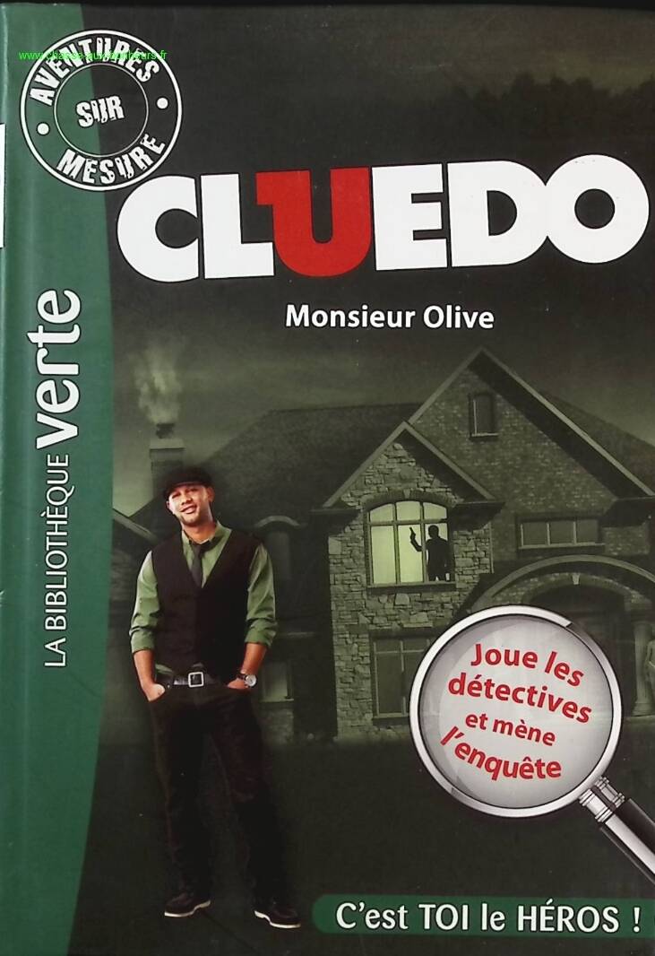 Cluedo Tailor-Made Adventures 03 - Mr. Olive - Green Library - Book