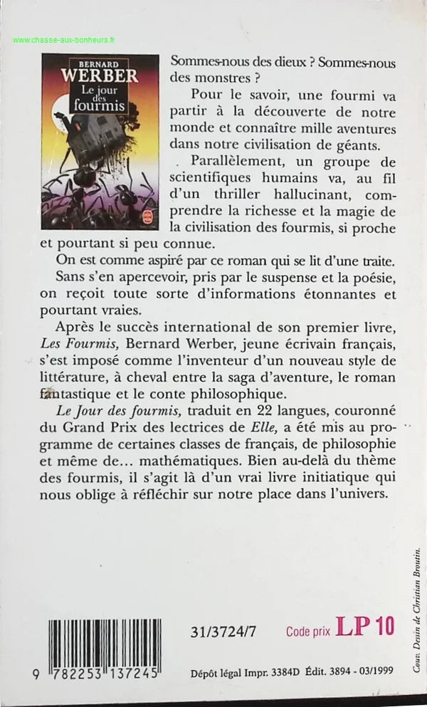 The Day of the Ants - Bernard Werber - Book