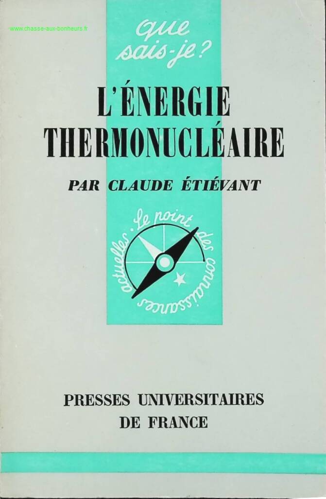 Thermonuclear Energy - Claude Etiévant - book