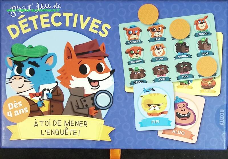 P'tit Jeu de Détectives - Auzou - jeu de société