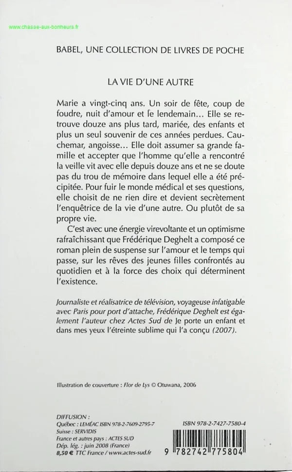 The Life of Another - Frédérique Deghelt - book