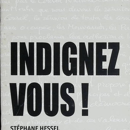 Indignez vous ! - Stéphane Hessel - livre
