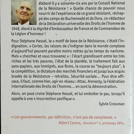 Indignez vous ! - Stéphane Hessel - livre