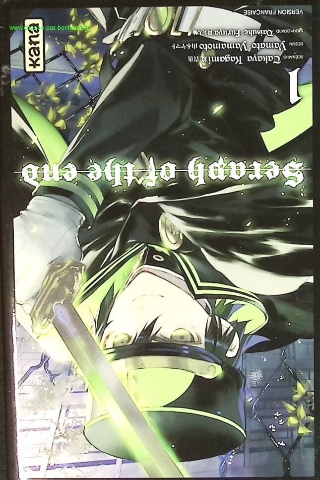 Seraph of the end - Tome 1 - Takaya Kagami - livre Manga