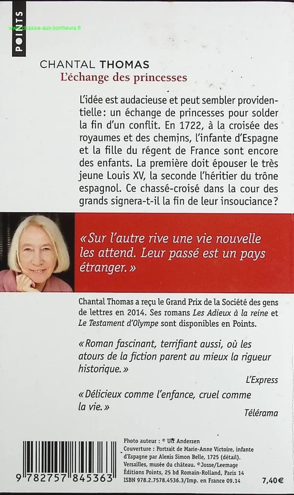 The Princess Exchange - Chantal Thomas - book
