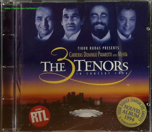 Les Trois Ténors – Concert 1994 – Pavarotti, Domingo, Carreras – Zubin Mehta – Opéra & Classique – CD d’occasion - CD