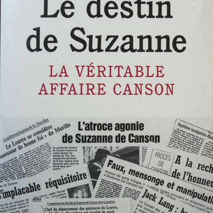 Suzanne's Destiny - The True Canson Affair - Mark Hunter - Book