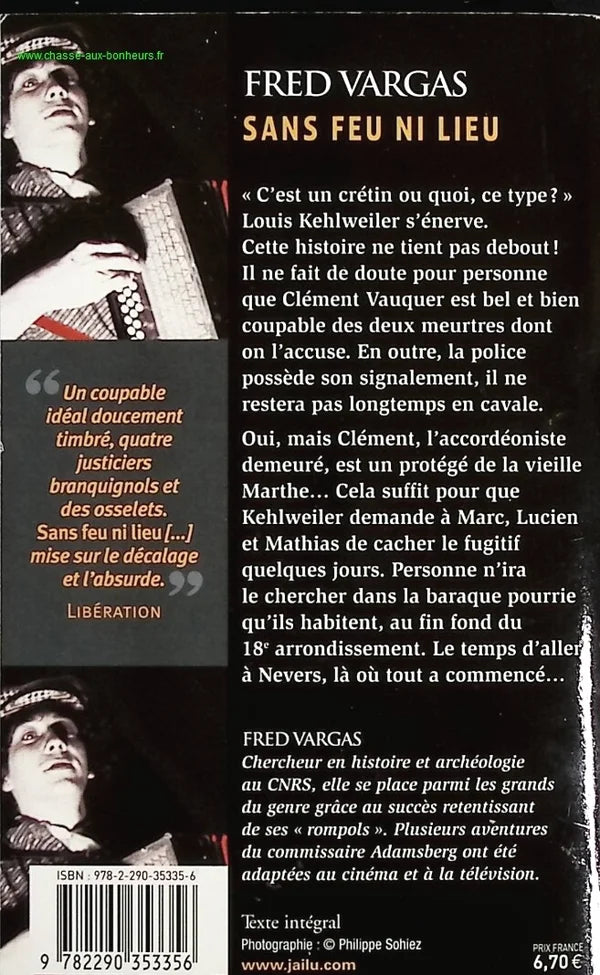 Homeless - Fred Vargas - Book