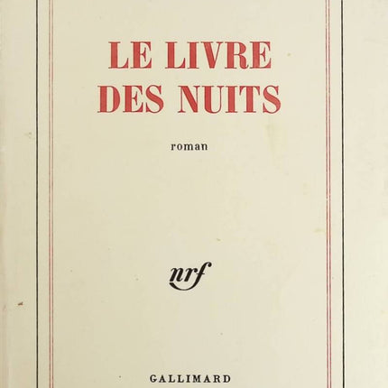 Le Livre des Nuits - Sylvie Germain - livre