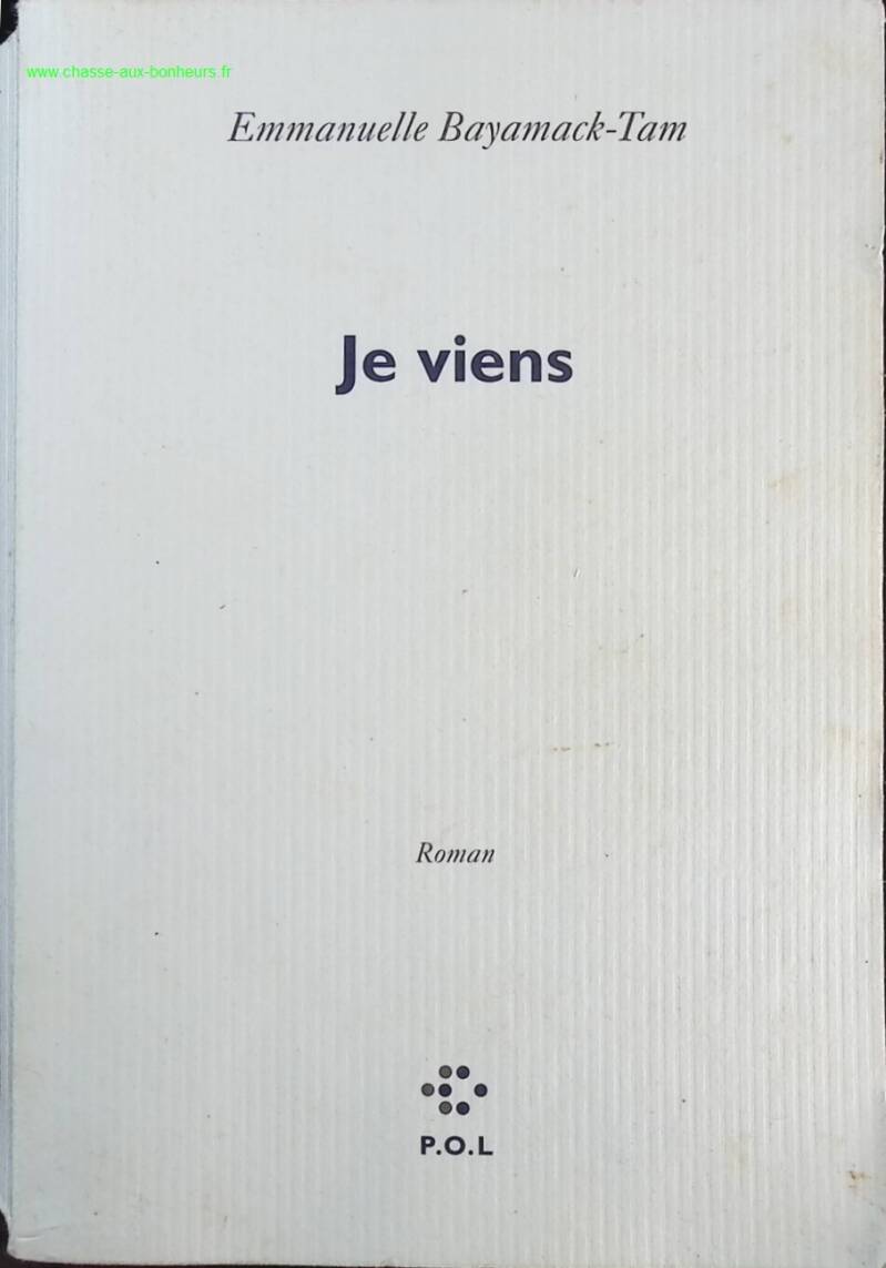 I'm coming - Emmanuelle Bayamack-Tam - Book