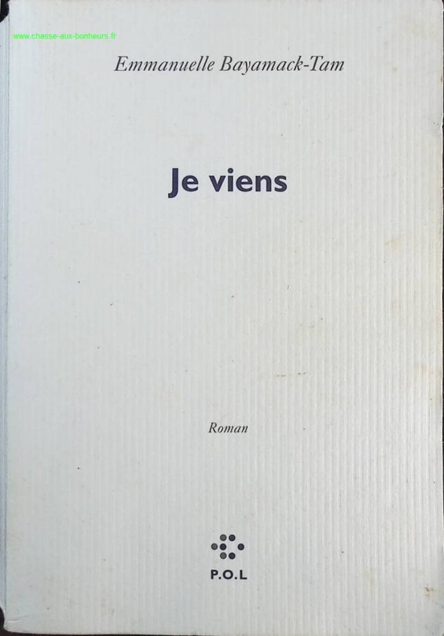 I'm coming - Emmanuelle Bayamack-Tam - Book