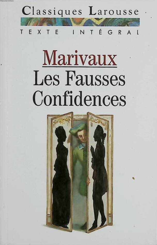False Confidences - Marivaux - 1992 - book
