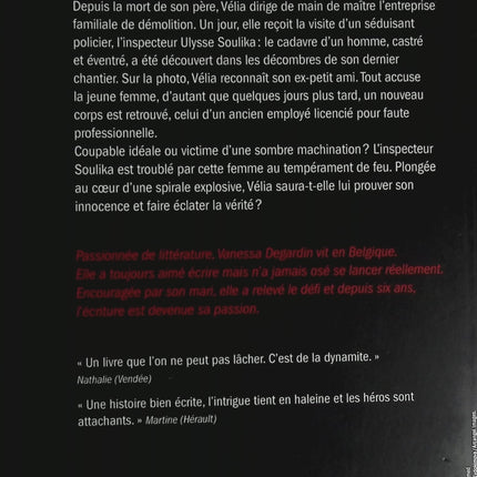 Pour te détruire - Vanessa Degardin - livre